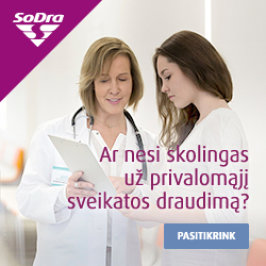 „SODRA“ RAGINA PASITIKRINTI, AR NESATE ĮSISKOLINĘ UŽ PSD