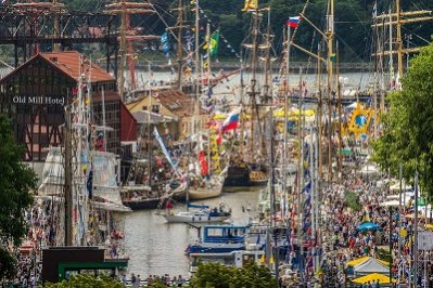 KLAIPĖDA IŠLYDI DIDINGUS „THE TALL SHIPS RACES 2017“ BURLAIVIUS