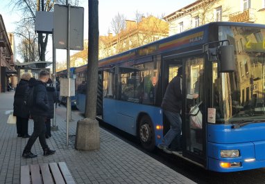 Sausio 12 d. keisis autobusų maršrutai