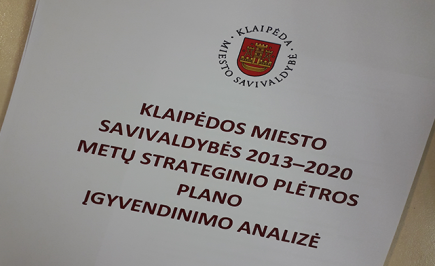 Parengta Strateginio plėtros plano įgyvendinimo analizė