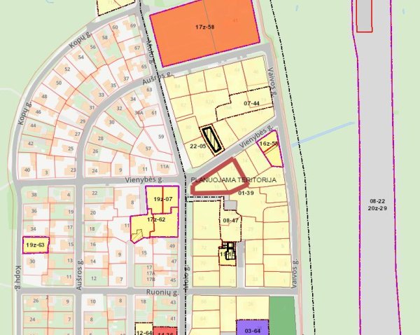 Informacija apie planuojamą rengti I-osios ir II-osios Melnragių detaliojo plano korektūrą...