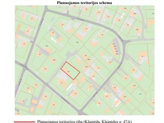 Informacija apie planuojamą rengti žemės sklypo Klaipėdos g. 47, detaliojo plano korektūrą...