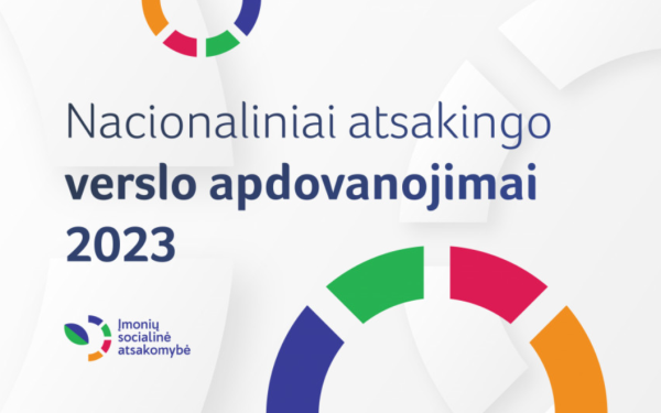 Nacionaliniai atsakingo verslo apdovanojimai 2023: įmonės kviečiamos teikti paraiškas